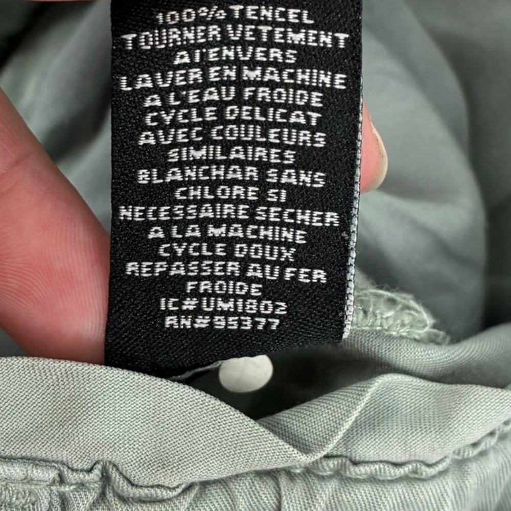 Sanctuary Tencel Paperbag Tie Waist Shorts Sage Green‎ Pull On Size S XH9009E001 - Picture 5 of 6